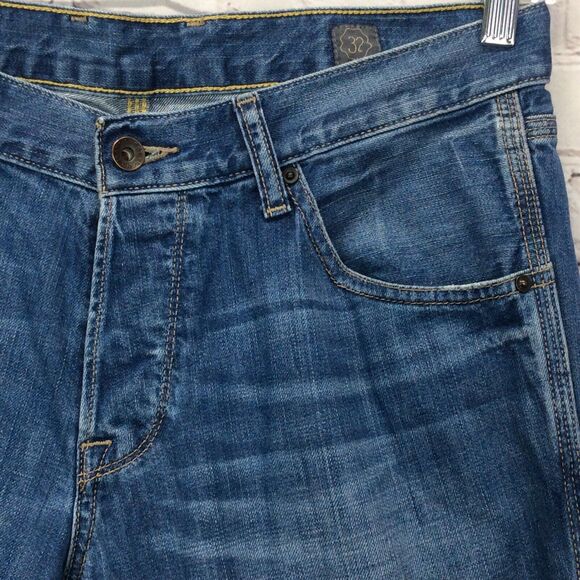 Lucky Brand Jeans Women's Sz 32x32 Logger Bootcut Button Fly Pedestrian Crossing - Picture 7 of 12